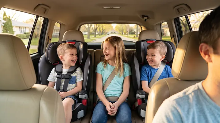 Bildschirme, Songs und Stille: Die richtige Atmosphäre im Auto schaffen