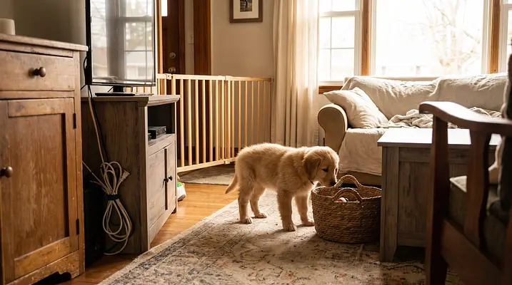 Proteggere la casa dal cucciolo: una checklist stanza per stanza