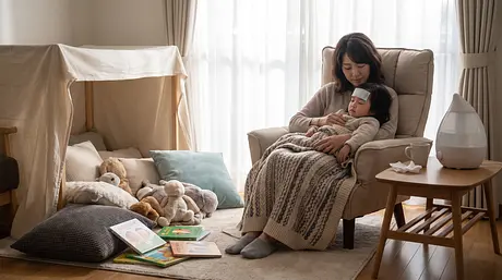 The Cozy Corner: Simple Ways to Make Sick Days Feel Safe and Snug for Your Little One