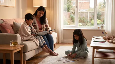 The In-Between Days: Gentle Activities for a Kid Who's Almost (But Not Quite) Better